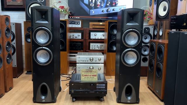 Bộ âm thanh khủng ít tiền mà hay . Loa cây mỹ Klipsch F3 và amly sansui chơi đa dòng nhạc смотреть онлайн