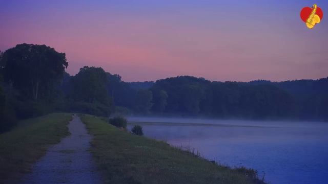 3 Hours of Relaxing Smooth Jazz Saxophone Instrumentals during sunrise on the Huron River смотреть онлайн