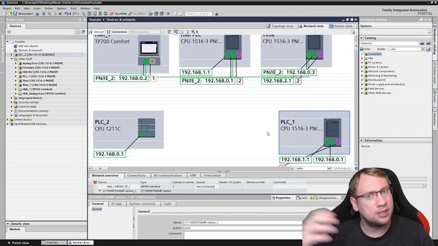 TIA Portal: Device vs Network vs Topology View смотреть онлайн