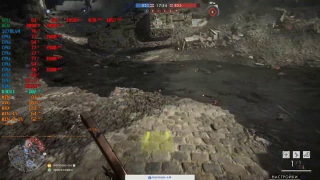 BF1 - Xeon 1278Lv4 @3500 - RTX2080 смотреть онлайн