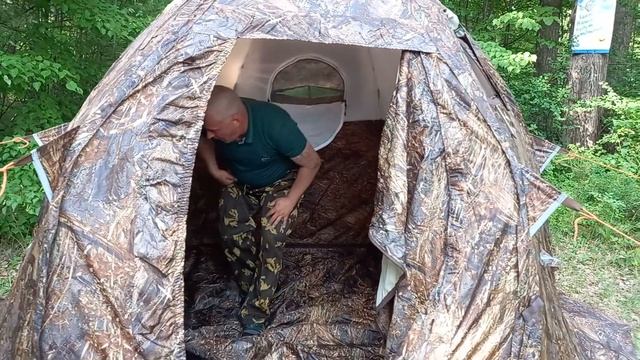 Обзор и установка палатки Берег УП-2 мини/Review and installation of the tent Bereg UP-2 mini смотреть онлайн