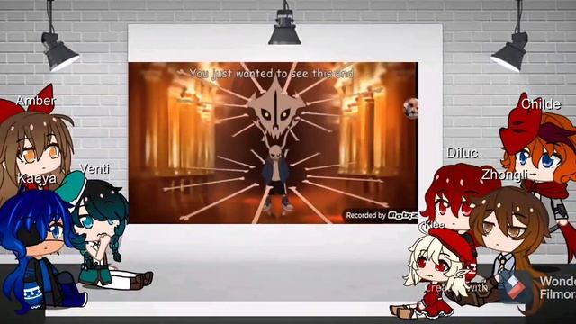 Genshin Impact reacts to Megalovania Genocide Package смотреть онлайн