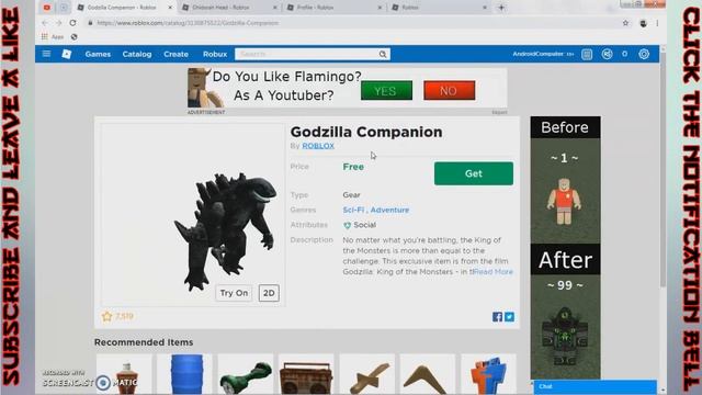 All Promocodes in Roblox with (Ghidorah Head & Godzilla Companion) смотреть онлайн