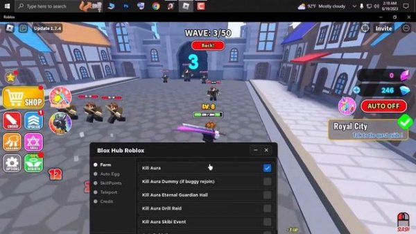 SWORD WARRIORS SCRIPT GUI 🔥 KILL AURA, AUTO QUEST, AUTO EGG & MORE 🔥 Sword Warriors Hack *PASTEBIN*