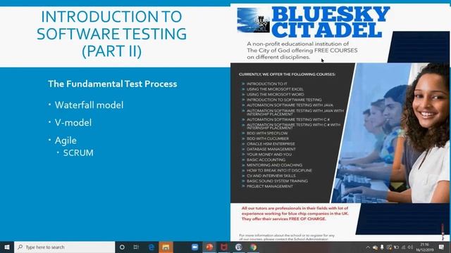 Introduction To software Testing -Class 1C смотреть онлайн