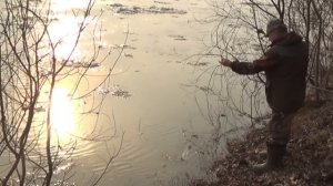 Ловля налима ранней весной в ледоход на закидушки