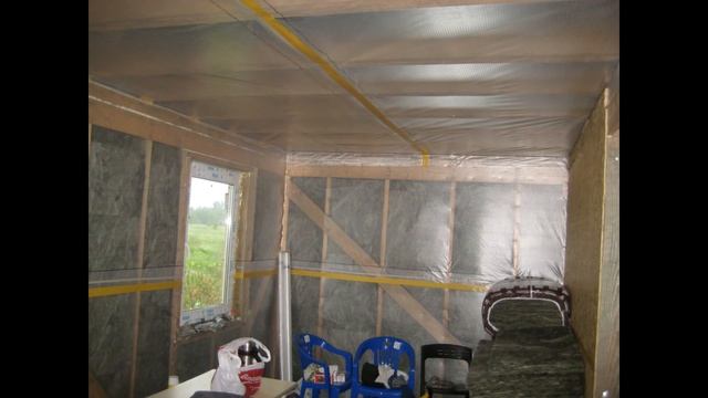 Каркасный дом своими руками. Фотоотчет с начала строительства. смотреть онлайн