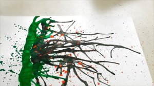 Как рисовать трубочкой. Кляксография. Нетрадиционная техника рисования.КАК РИСОВАТЬ КЛЯКСАМИ