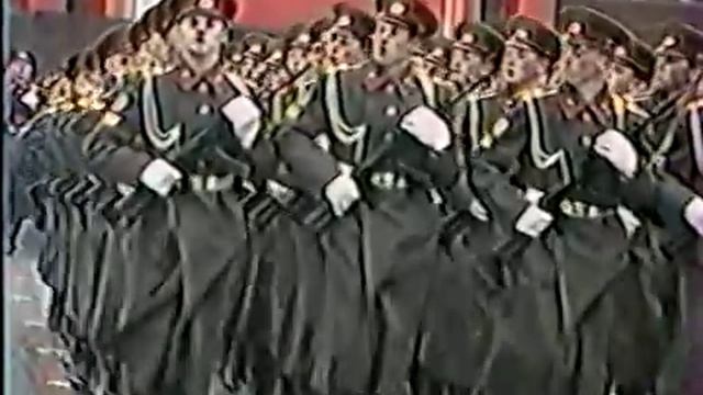 7 ноября 1989г. Москва. Красная площадь. Военный парад. смотреть онлайн