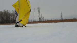 Как сложить зимнюю палатку куб