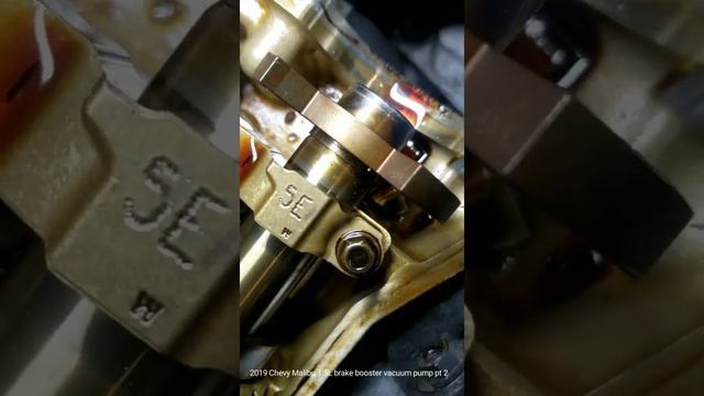 2019 Chevy Malibu 1.5L Brake Booster Vacuum Pump Pt 2