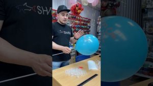 Как насаживать шары на палочку, как крепить шарики на палочку, как правильно закрепить шары