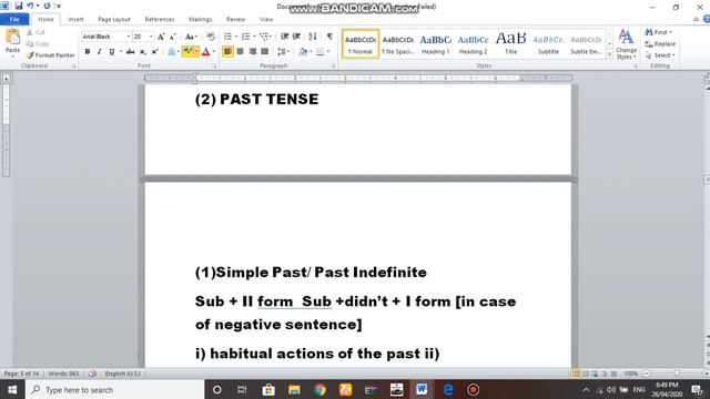 TENSES PART 1 (PAST AND PRESENT) смотреть онлайн