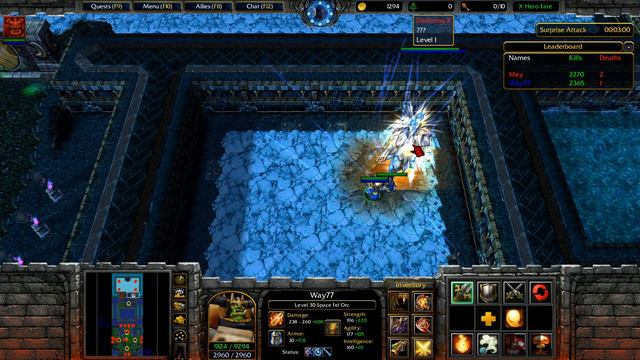 Warcraft 3 : X Hero Fate 1.1a смотреть онлайн