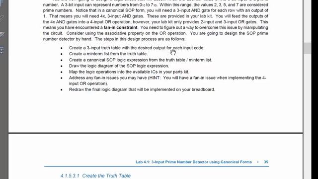 Lab 4.1 Overview - Prime Number Detector using Canonical Forms (+ LED Driver) смотреть онлайн