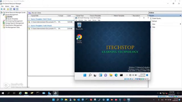 Active Directory : File Server Resource Manager (FSRM) - Quota and File Screens смотреть онлайн