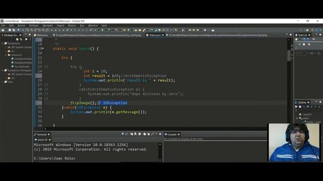 Exceptions - Lição 3 - try catch finally смотреть онлайн