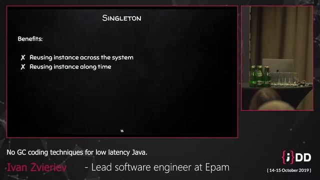 JDD 2019: No GC coding techniques for low latency Java, Ivan Zvieriev смотреть онлайн