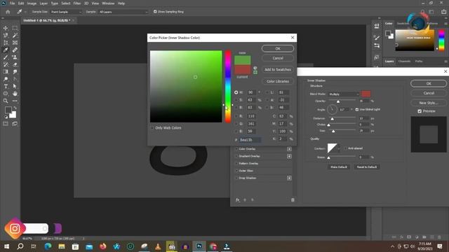 Use Inner,Outer, shadow Inner Glow, and Drop shadow in Photoshop Class 34 | #OnlineTrainingsWorld смотреть онлайн