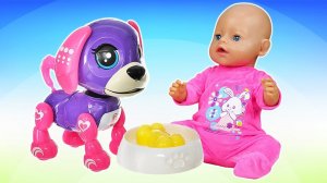 Видео куклы БЕБИ БОН - Чем покормить собачку? - Детские мультики с игрушками. Игры Как Мама