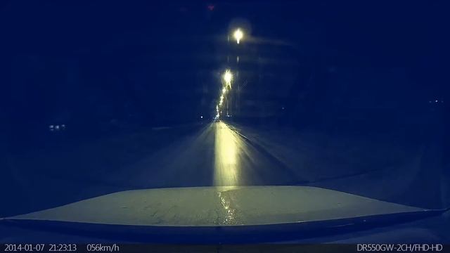 Ночные Кромы в свете фонарей "Заправка Автостанция" смотреть онлайн