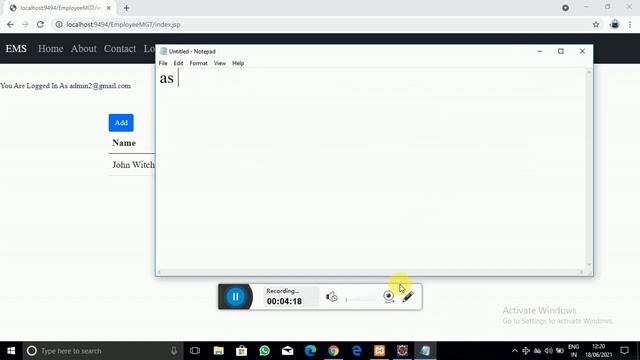 Employee Record Management System Using Servlet & JSP | Servlet & JSP Program смотреть онлайн