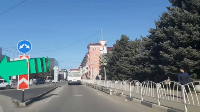 Армавир. По центру на авто. Часть 1. смотреть онлайн