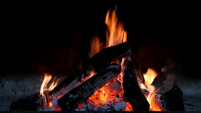 колокола и флейта магическая музыка Костер в лесу