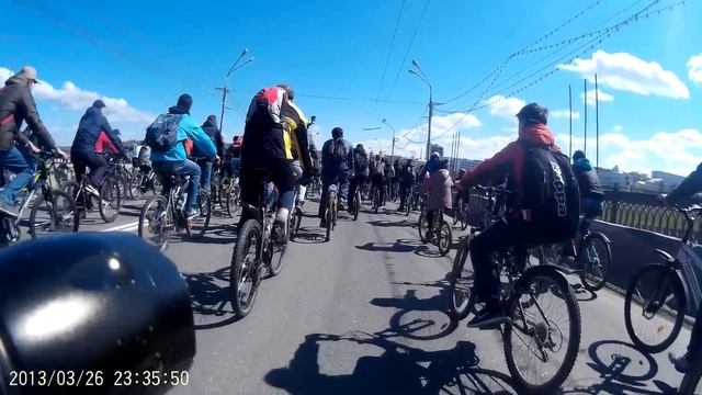 Велопробег в Чебоксарах, 24.04.2016 смотреть онлайн