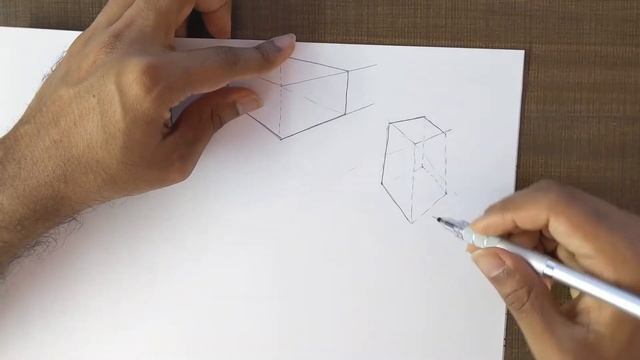 How to Draw a Box I Drawing Boxes in Perspective I Time lapse смотреть онлайн