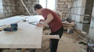 Косоур для лестницы. Как начертить косоур лестницы.