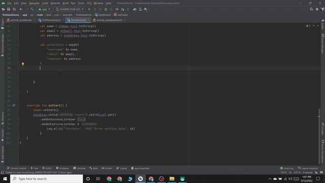 Update data in Firebase Realtime Database using Kotlin смотреть онлайн