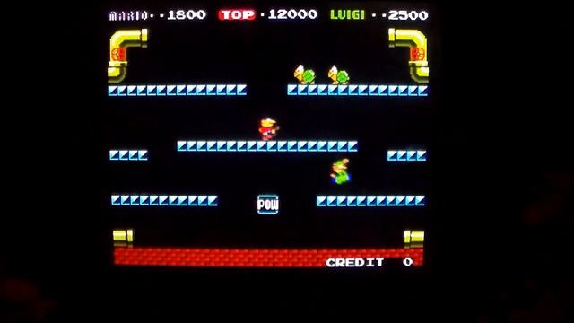 Nintendo Mario Brothers and Super Mario Bros. Custom Artwork Arcade Game... What? смотреть онлайн