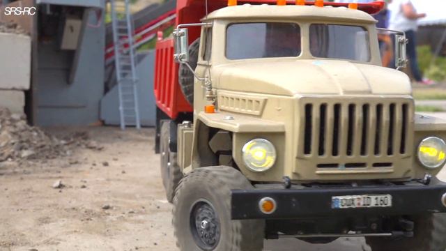HEAVY HAULAGE RC TRUCK TRANSPORT! VOLVO EC 480! MB ACTROS SLT! HANSETRUCKER!