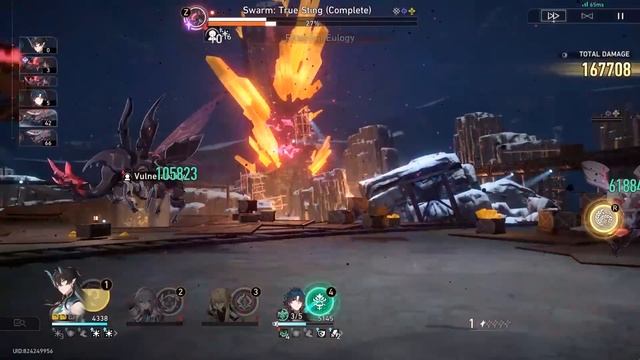 The scariest enemy in Honkai Star Rail.. (Swarm Boss Fight Difficulty 4) смотреть онлайн