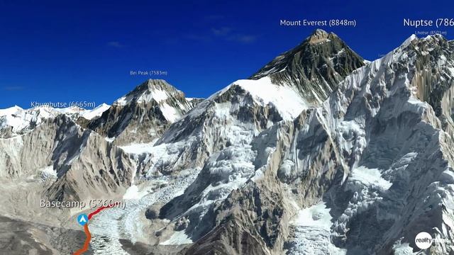 Mount Everest by 3D RealityMaps смотреть онлайн