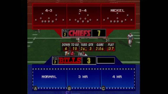 Madden NFL 98 - Intro & Gameplay - SEGA Saturn - смотреть онлайн