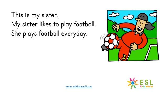 ????My Family | Stories for Kids in English | Present Simple Story смотреть онлайн