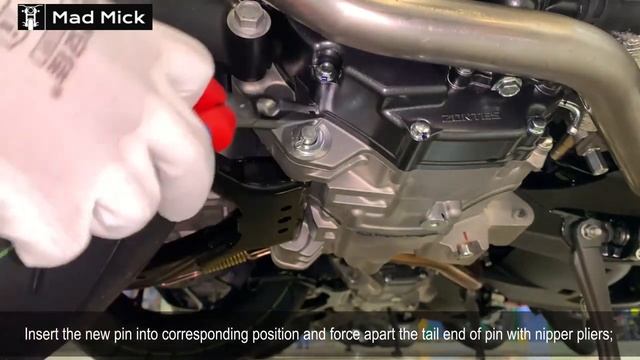 ZONTES ZT310T M main stand change to cotter pin important english instruction смотреть онлайн