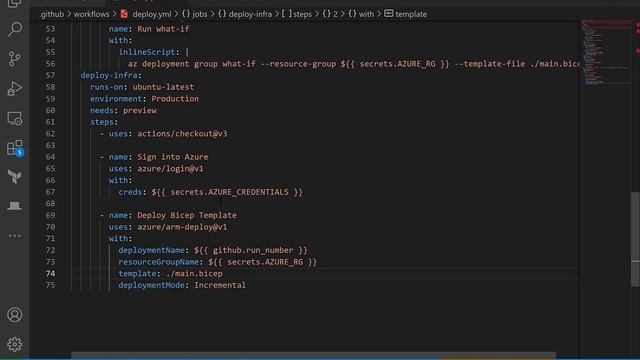 Configure Bicep code scanning in GitHub with Microsoft Defender for DevOps смотреть онлайн