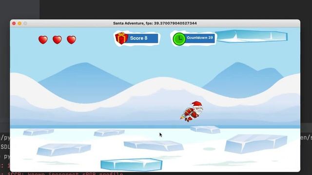 OCT 2021 - Python Game Development - Santa Game смотреть онлайн