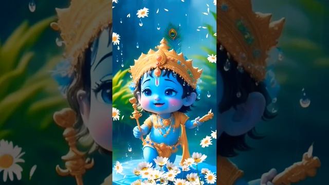 Cutest Little Krishna ? | Shri Krishna Govinda Hare Murari ?? #trending #viral #youtubeshorts смотреть онлайн