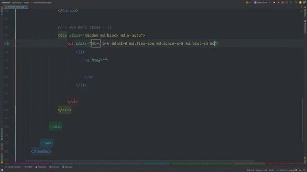 How to create a navbar with tailwind css