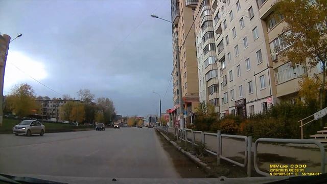 Тест видеорегистратора Mio C330 с обновленным ПО (Утро) смотреть онлайн