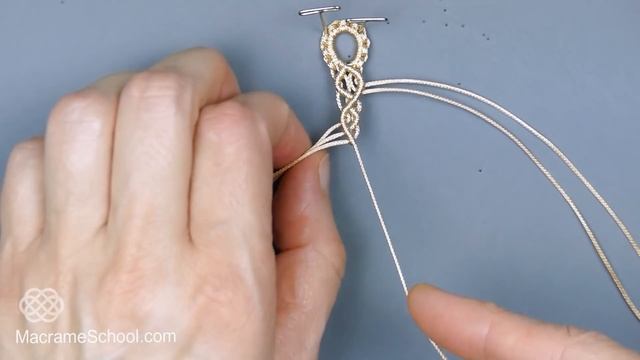 DIY Wavy Macrame Berries Bracelet ? NEW Design by Macrame School смотреть онлайн