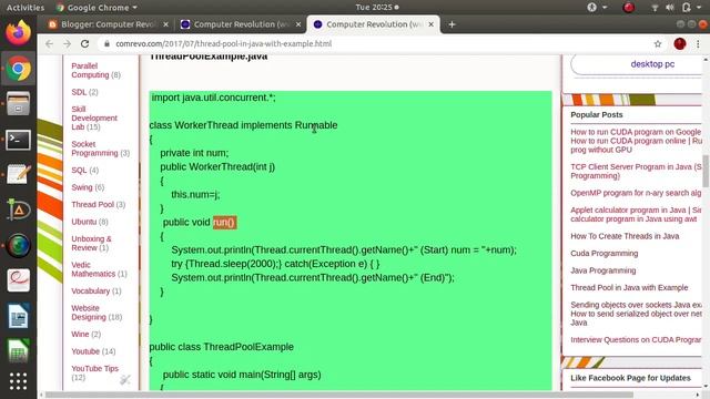 Thread Pool in Java Multithreading with Example | Threadpool Java | Executorservice in Java смотреть онлайн