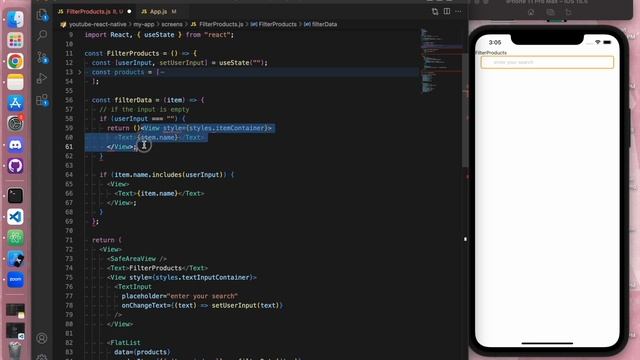 Let's build a Search Filter in React Native using Flatlist? смотреть онлайн