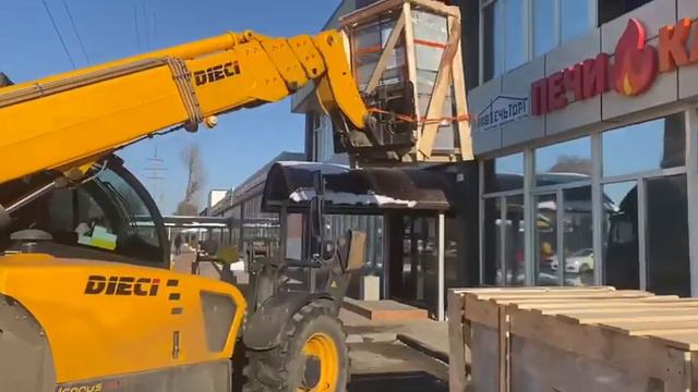 Телескопический погрузчик Dieci работа СпецТехСтрой Краснодар смотреть онлайн