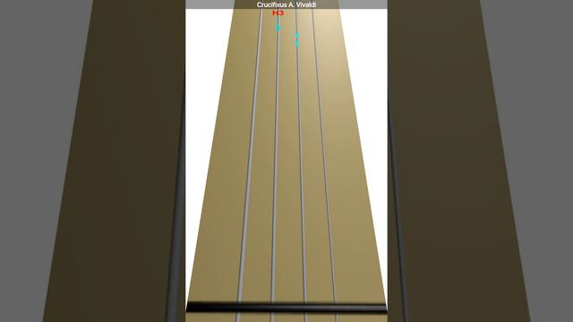 Learn Crucifixus A. Vivaldi on Violin - How to Play Tutorial смотреть онлайн