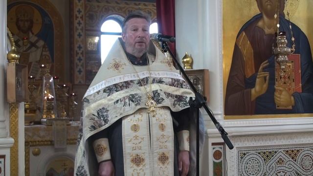 Проповедь отца настоятеля на Вознесение Господне (Всенощное Бдение, 27.05.20) смотреть онлайн